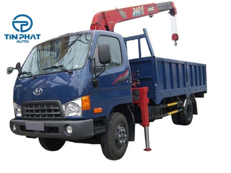 Xe Cẩu HUYNDAI 2.5 Tấn HD65 Gắn Cẩu Unic 2.300 kG 3 Khúc