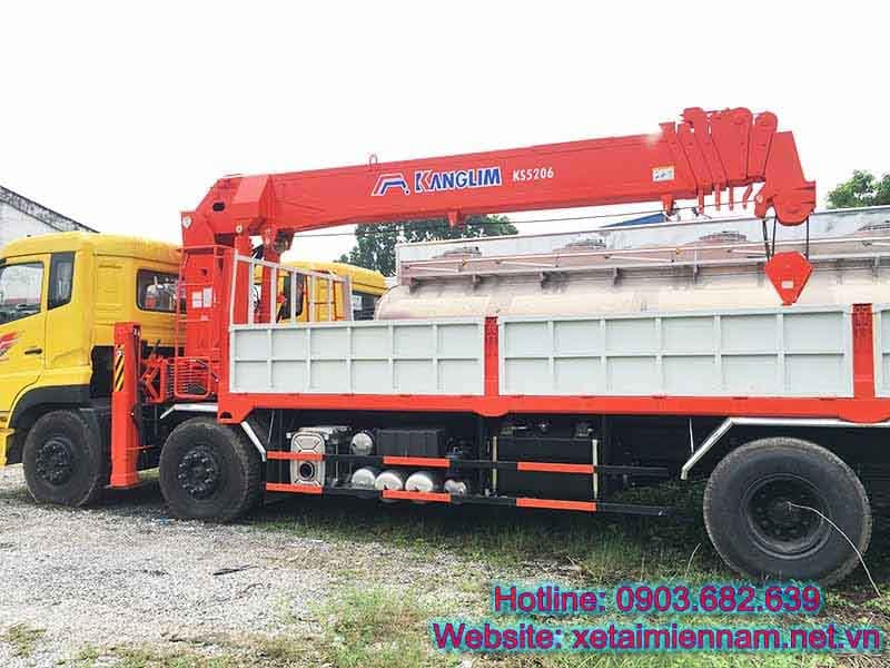 Xe Dongfeng 4 Chân Gắn Cẩu Kanlim 15 Tấn 4