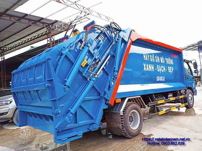 Xe Ép Rác Foton Ollin 700-10 Khối 2