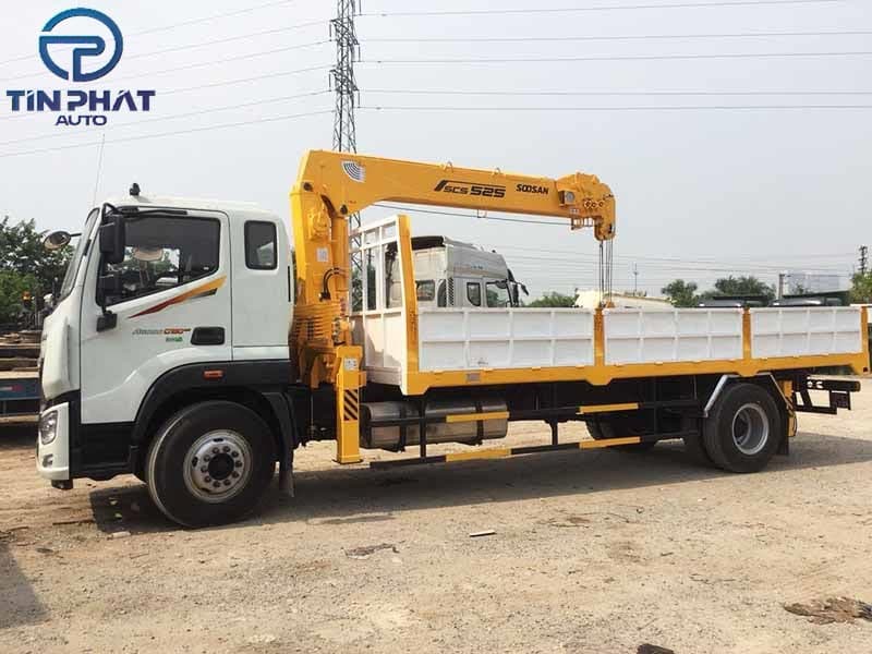 Xe Cẩu Thaco Auman C160 Gắn Cẩu Soosan 3