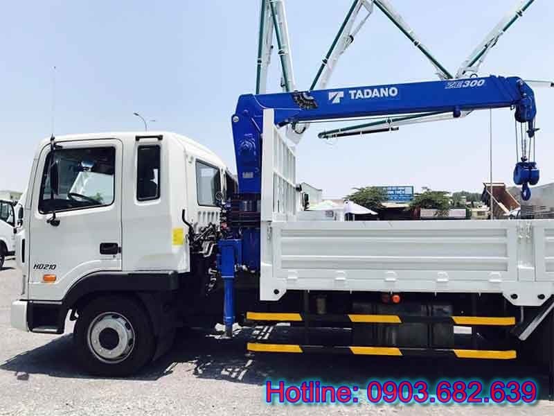 Xe Cẩu Hyundai HD210 12Tấn Gắn Cẩu Tadano 3 Tấn 2