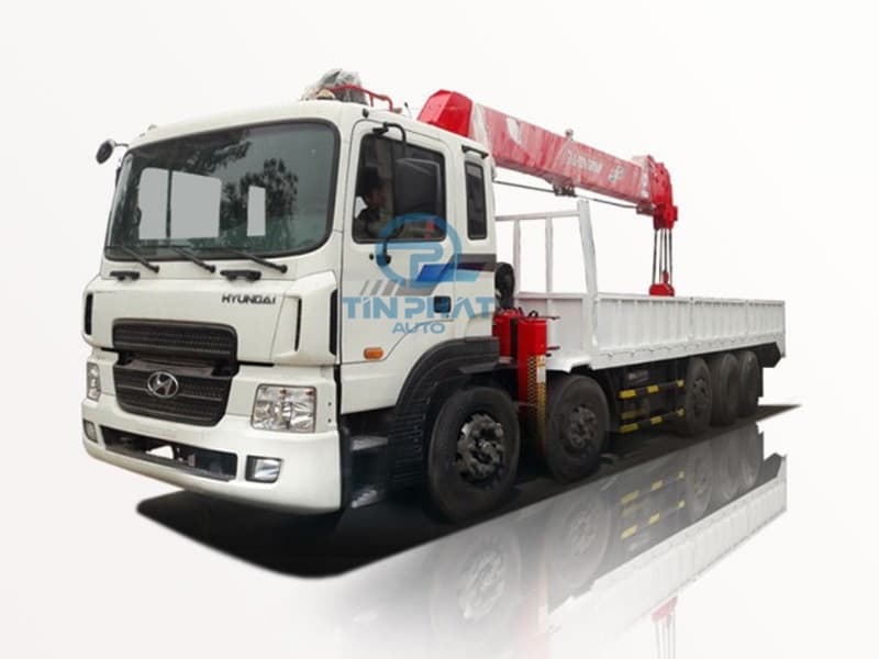 Xe Cẩu Hyundai HD360 Gắn Cẩu Unic 504V