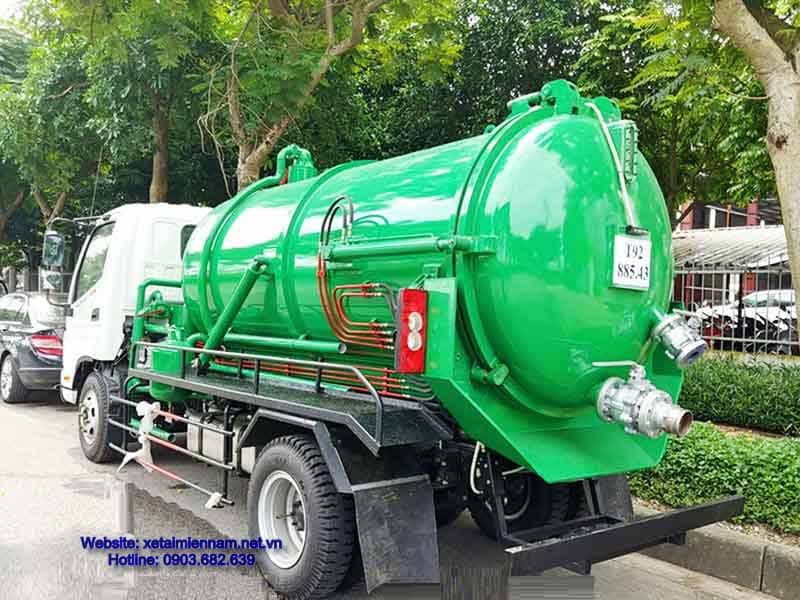 Xe Hút Chất Thải 5 Khối Thaco Ollin 500-E4 2