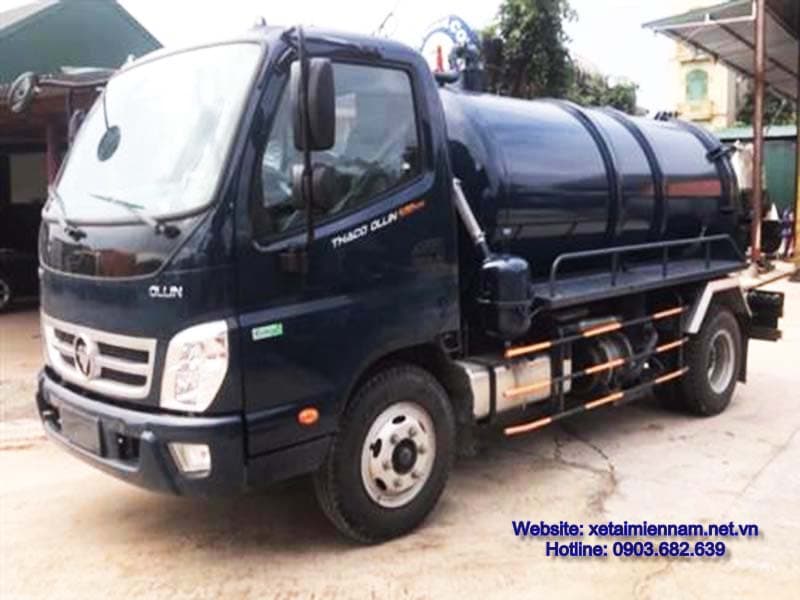 Xe Hút Chất Thải 5 Khối Thaco Ollin 500-E4 3