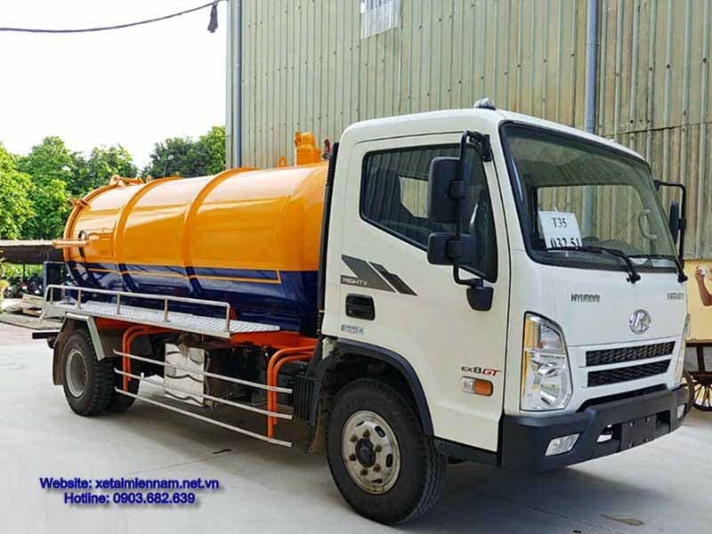 Xe Hút Chất Thải 6 Khối Hyundai Mighty EX8GT 2