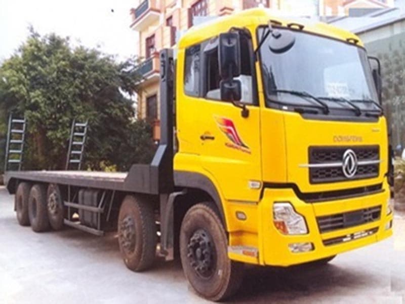 Xe Nâng Đầu Dongfeng Hoàng Huy 5 chân- Chở Xe Công Trình 2