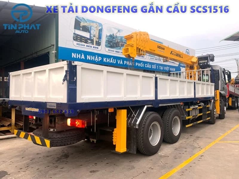 Xe Tải Dongfeng 4 Chân Gắn Cẩu Soosan 15 Tấn 5