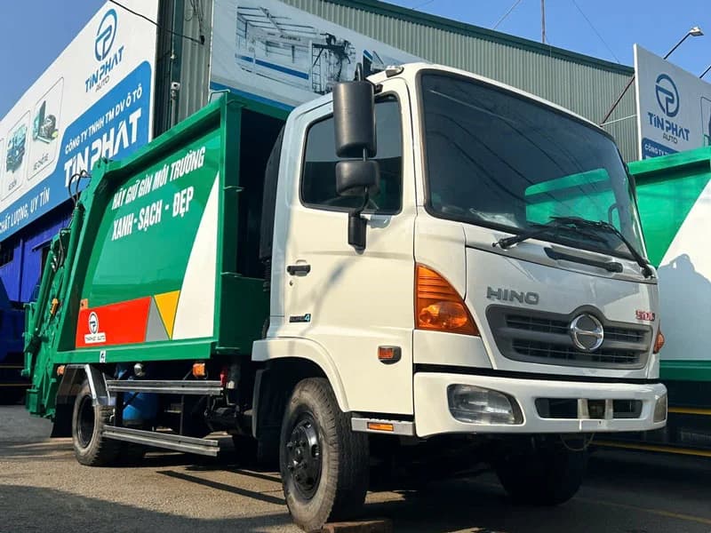 Xe Ép Rác Hino 9 Khối FC