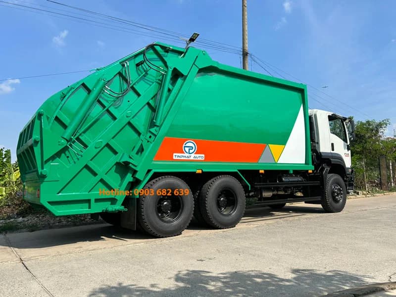 Xe Ép Rác Isuzu 22 Khối FVZ 2
