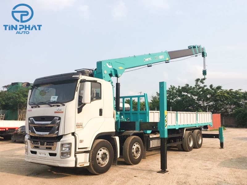 Xe Tải Isuzu Giga 4 Chân Gắn Cẩu 10 Tấn 4