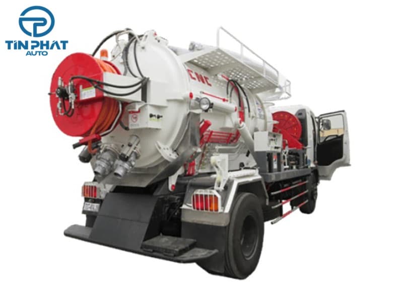 Xe Hút Bùn Thông Cống Hino 6 khối 2