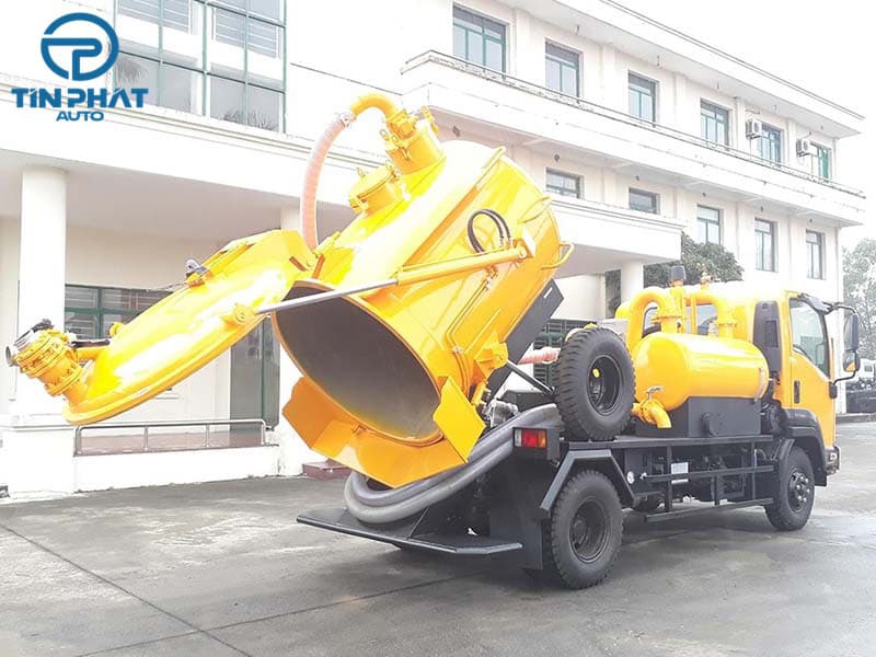 Xe Hút Chất Thải Isuzu 3 Khối 3