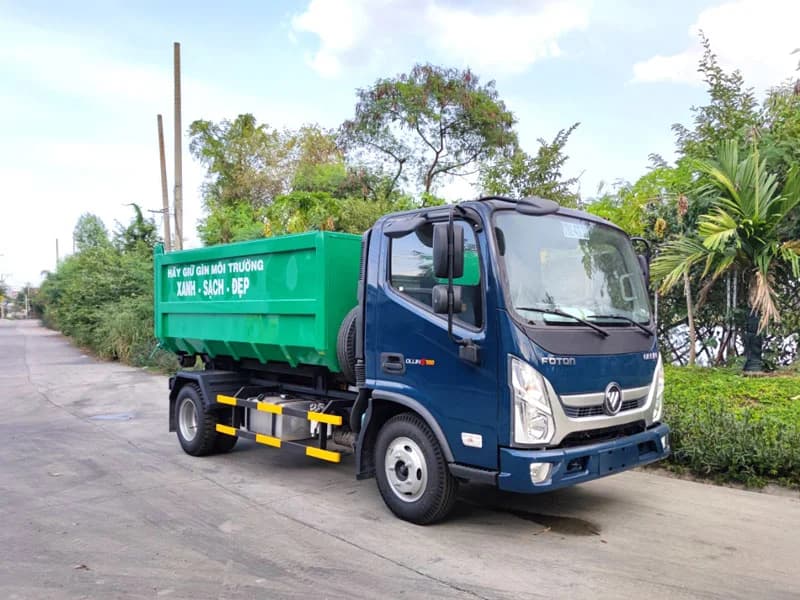 Xe Chở Rác Thùng Rời Hooklift 6 Khối 2