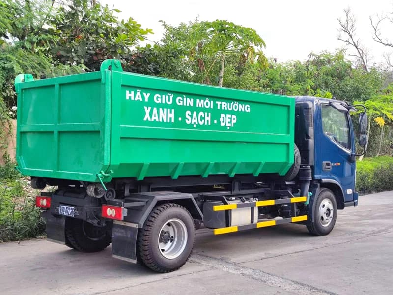 Xe Chở Rác Thùng Rời Hooklift 6 Khối 3