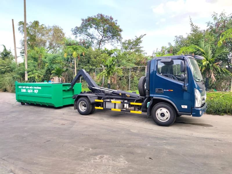 Xe Chở Rác Thùng Rời Hooklift 6 Khối 6
