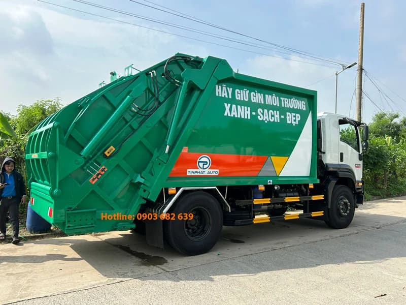 Xe Ép Rác 14 Khối ISUZU FVR-E5 2
