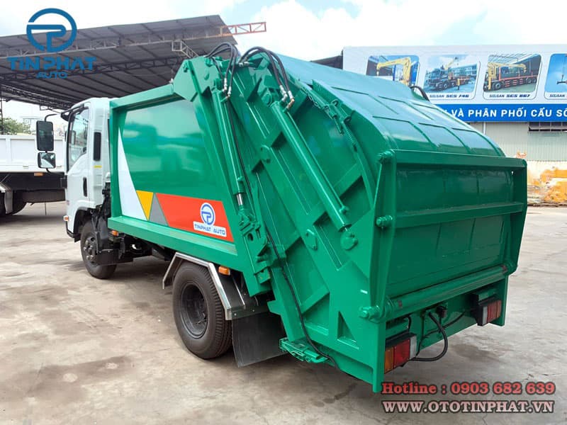 Xe Ép Rác 3 Khối  ISUZU 5