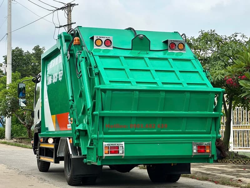 Xe Ép Rác 9 Khối Isuzu FRR90 5