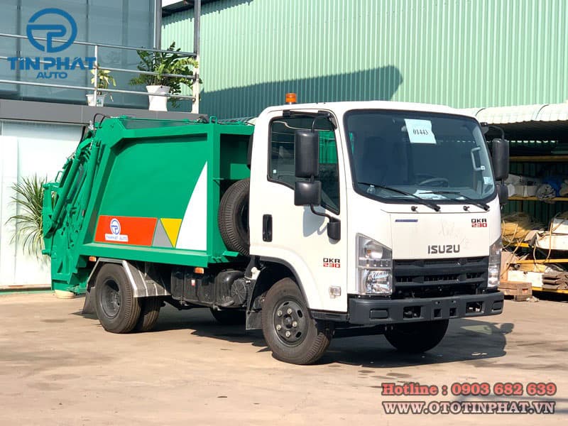 Xe Ép Rác 3 Khối  ISUZU 3