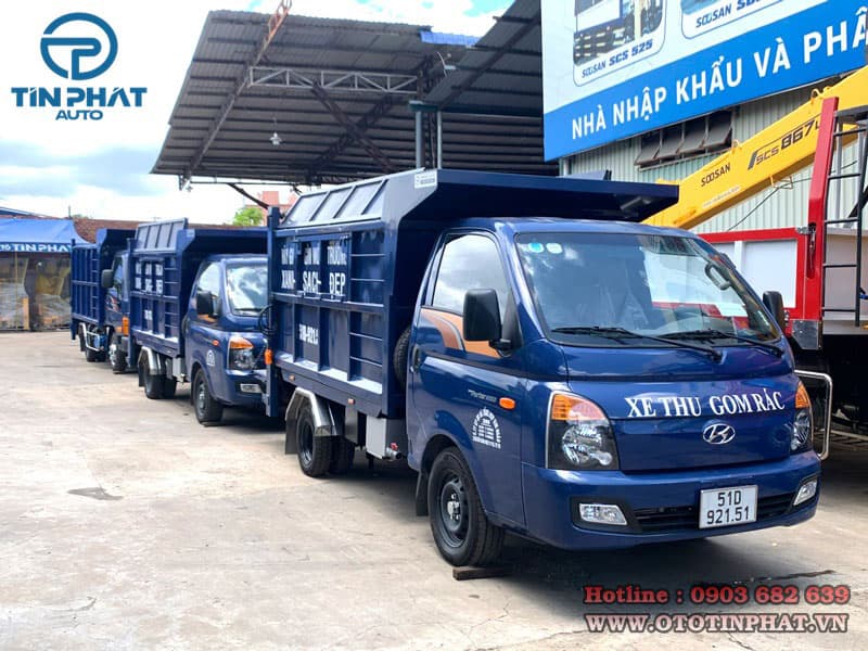 Xe Thu Gom Rác 5 Khối HYUNDAI PORTER H150 6