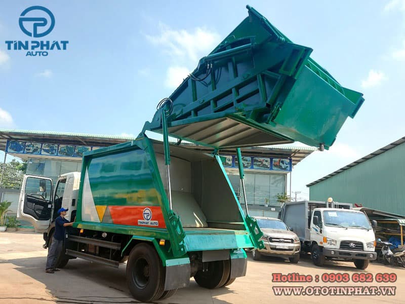 Xe Ép Rác Hino 14 khối 6