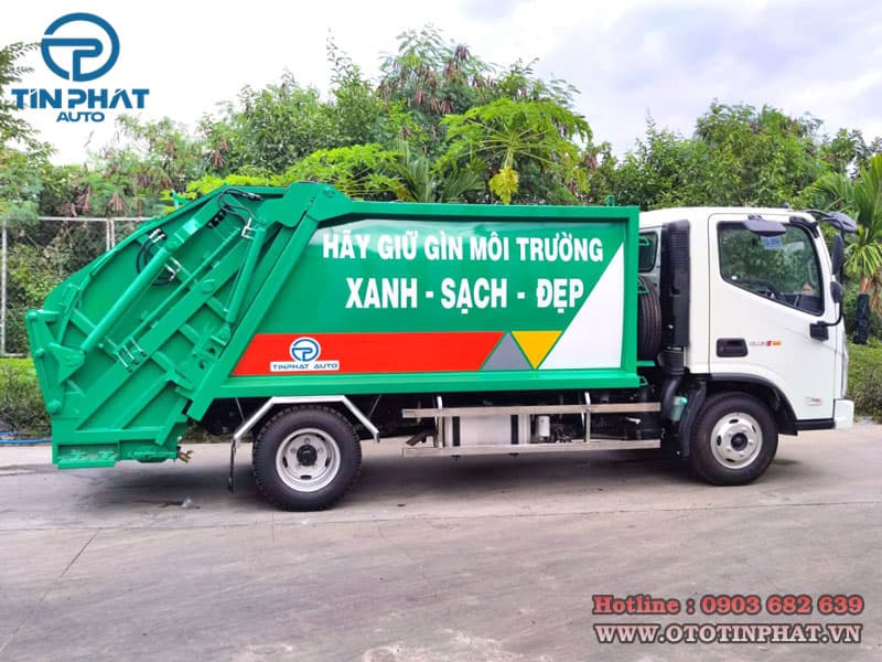 Xe Ép Rác 6 Khối Thaco Ollin S700 6