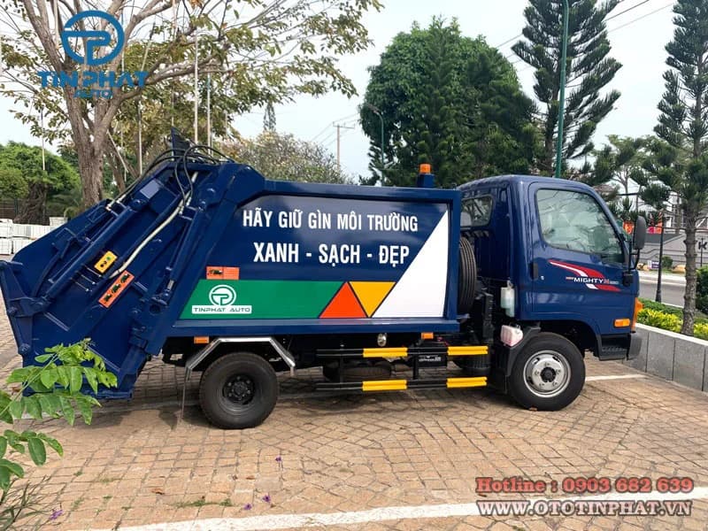 Xe Ép Rác Hyundai 3.5 Khối 6