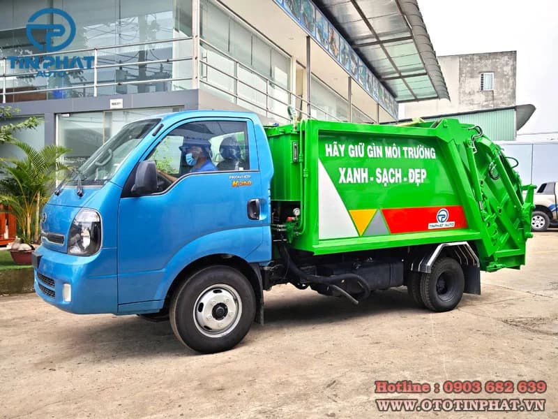Xe Ép Rác 3 Khối KIA K250 7
