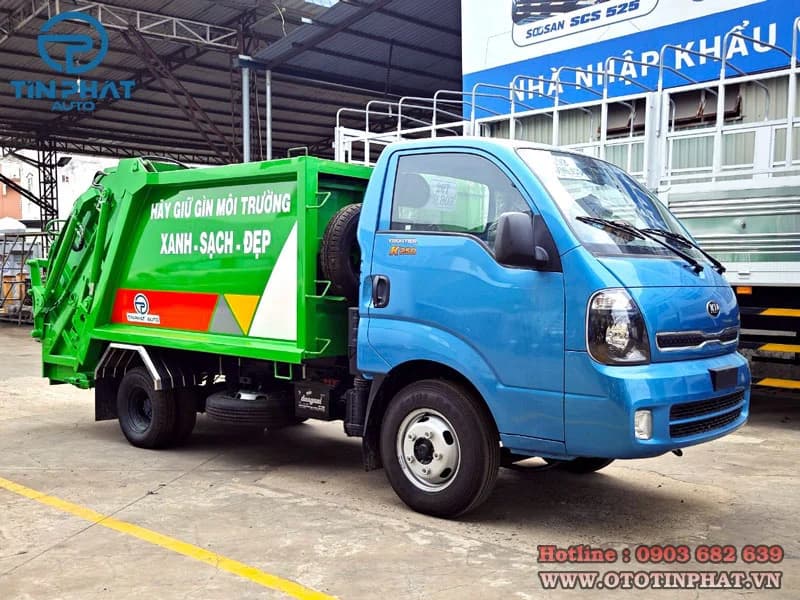 Xe Ép Rác 3 Khối KIA K250 4