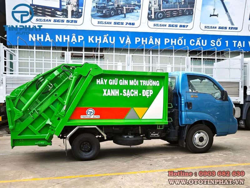 Xe Ép Rác 3 Khối KIA K250 5