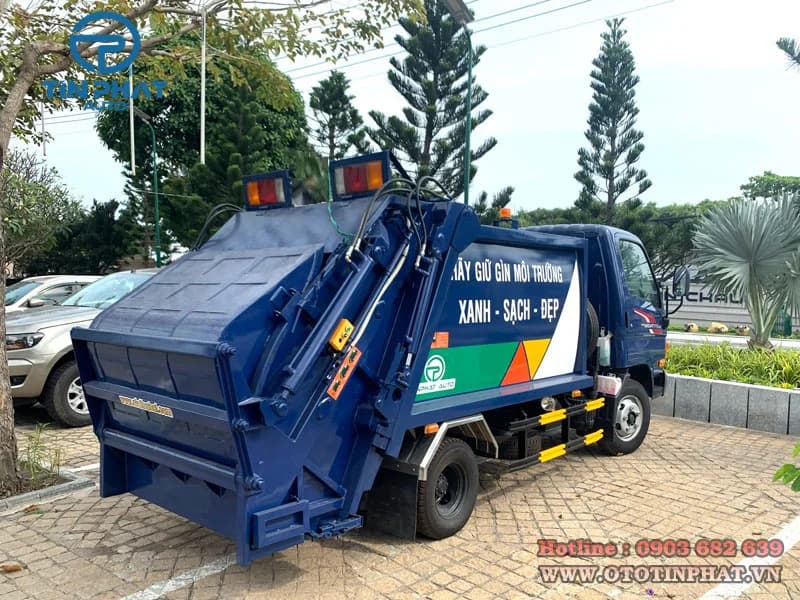 Xe Ép Rác Hyundai 3.5 Khối 3