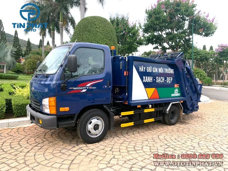 Xe Ép Rác Hyundai 3.5 Khối 4