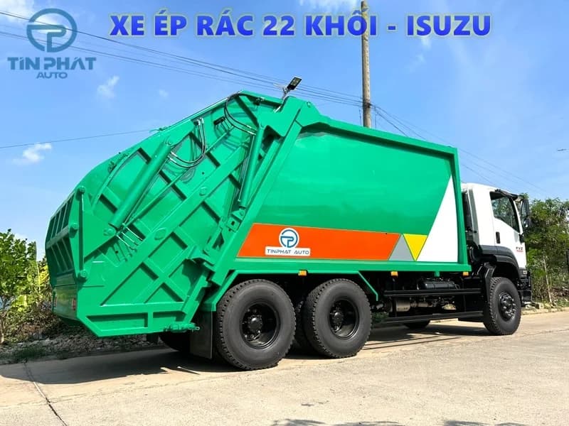 Xe Ép Rác 22 Khối ISUZU FVZ 2