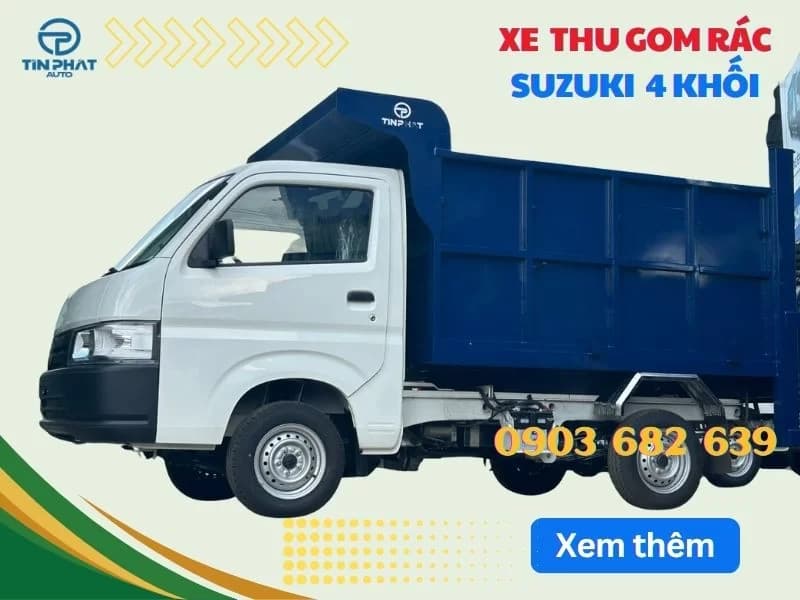 Giá Xe Chở Rác Suzuki mới nhất