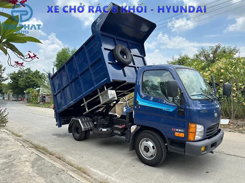 Xe Chở Rác 8 khối Hyundai E5 2