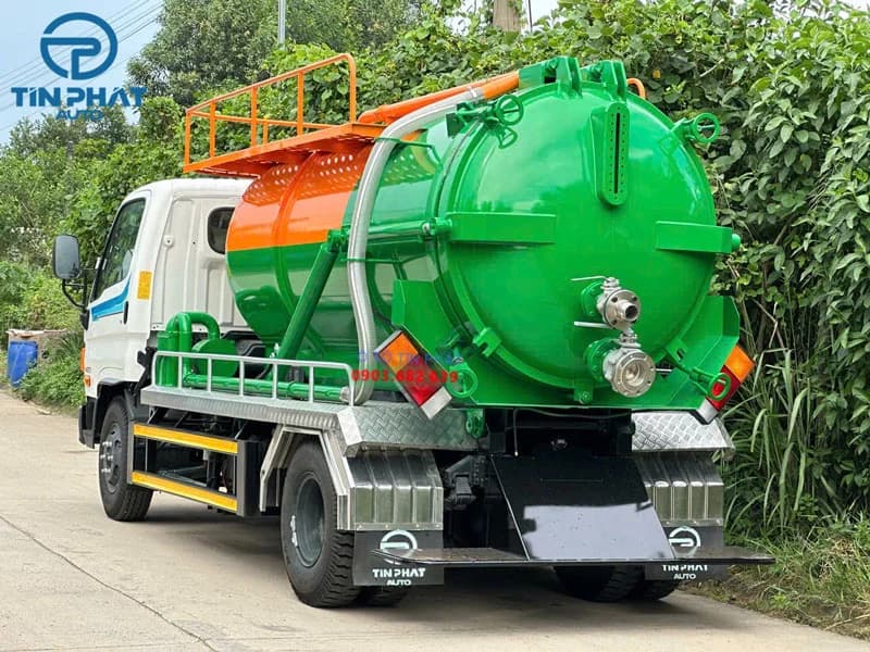 Xe Hút Hầm Cầu Bể Phốt 6 Khối 2