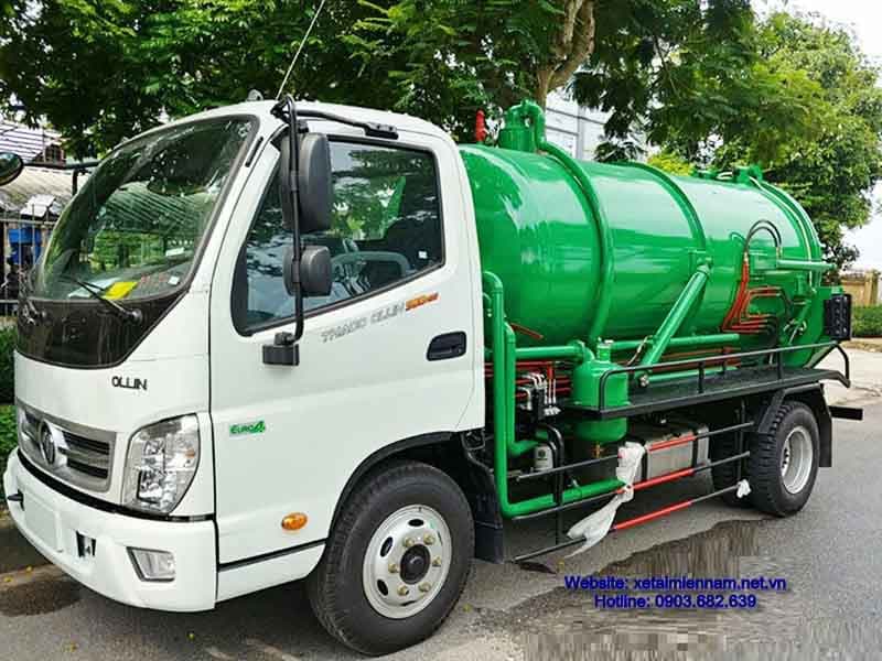 Xe Hút Chất Thải 5 Khối Thaco Ollin 500-E4