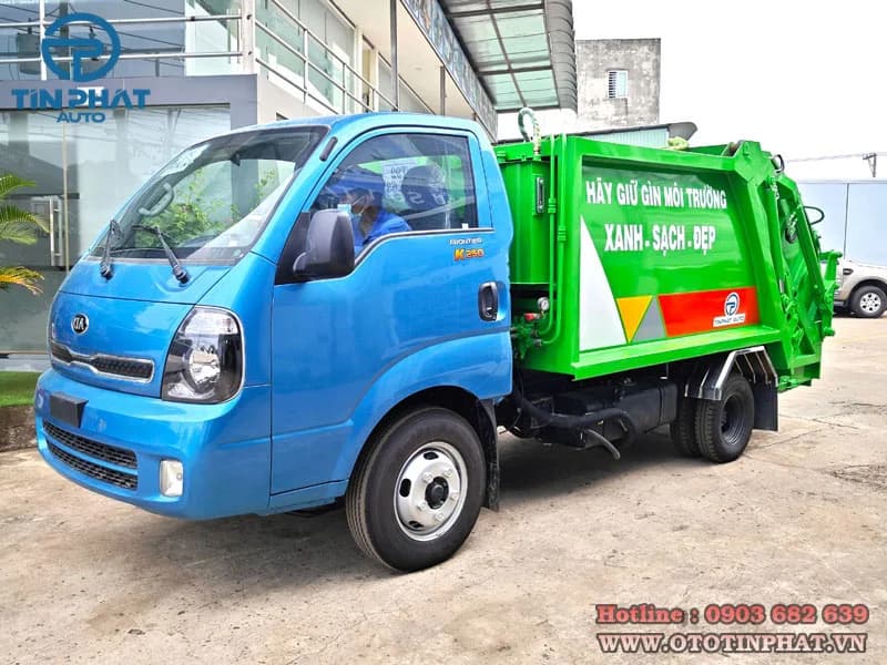 Xe ép rác 3 khối KIA K250 - Chất lượng và hiệu quả cao