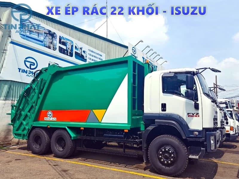 Xe Ép Rác 22 Khối ISUZU FVZ