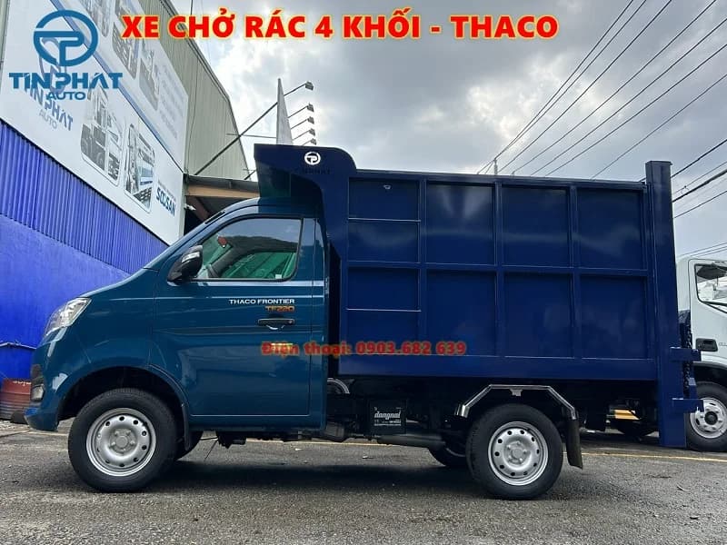 Xe Chở Rác 4 Khối Thaco
