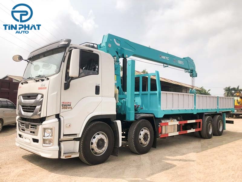 Xe Cẩu Isuzu Giga 4 chân