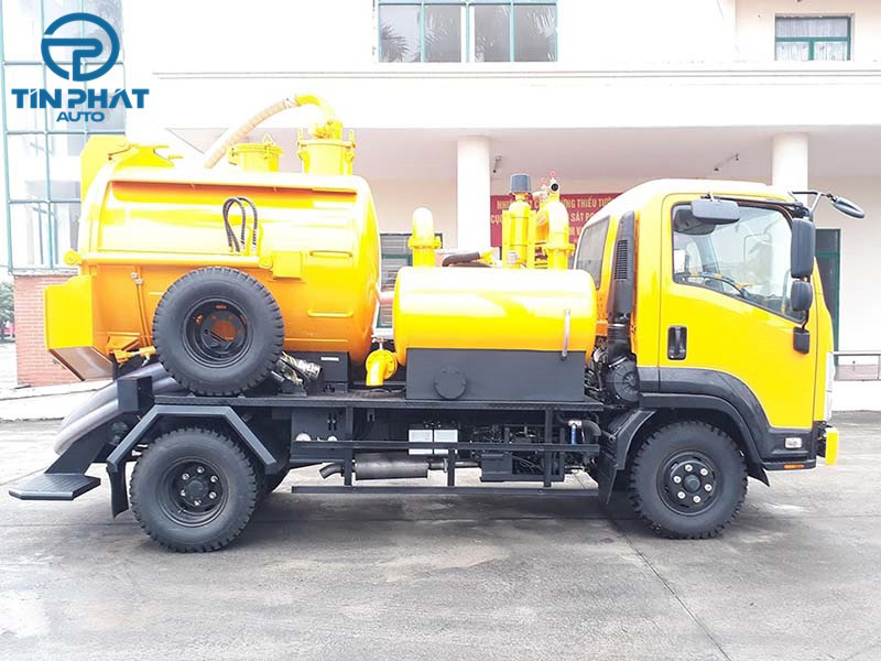 Xe Hút Chất Thải Isuzu 3 Khối