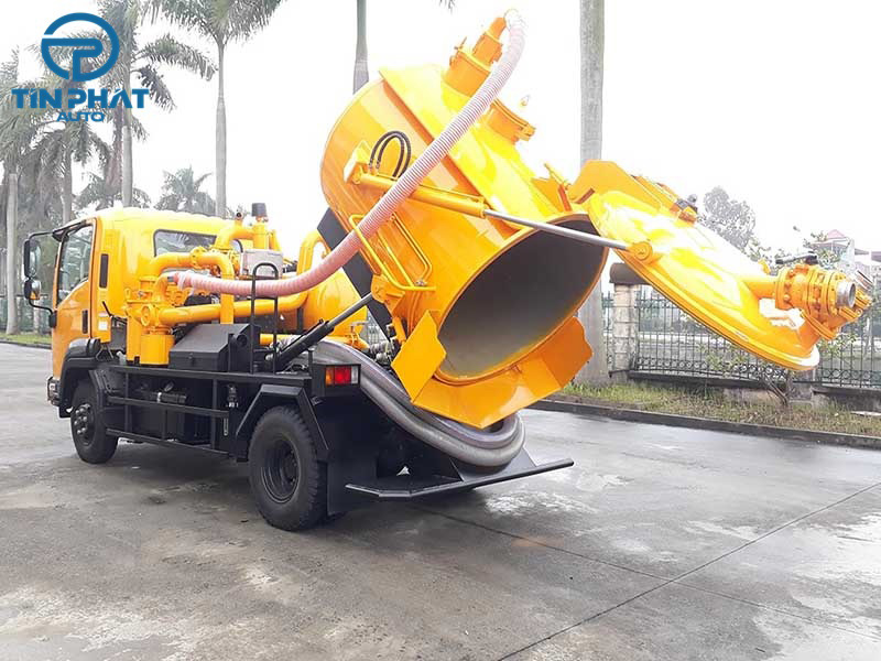 Xe Hút Chất Thải Isuzu 3 Khối
