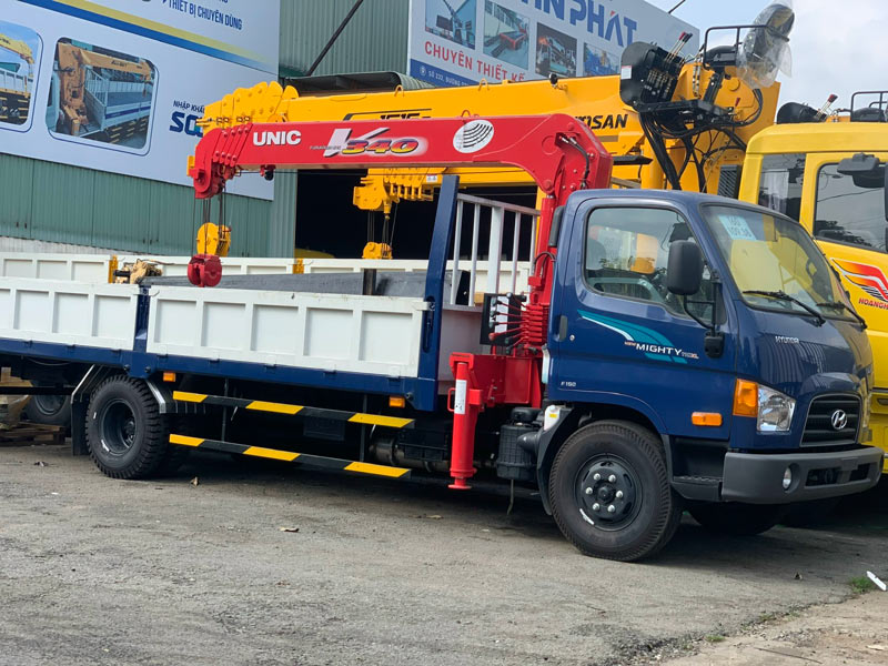 Xe Tải Hyundai 110XL gắn cẩu Unic 345