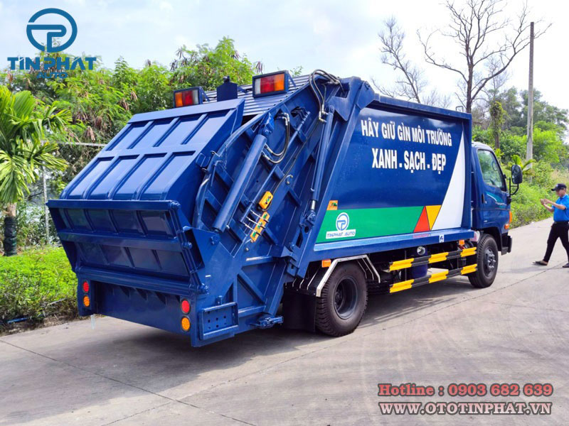 Xe ép rác Hyundai 9 khối