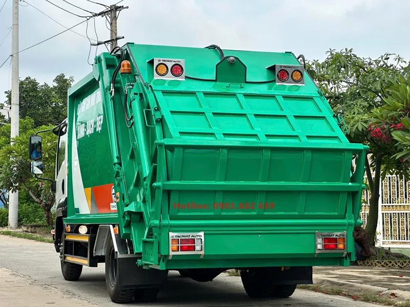 Xe Ép Rác 9 Khối Isuzu FRR90