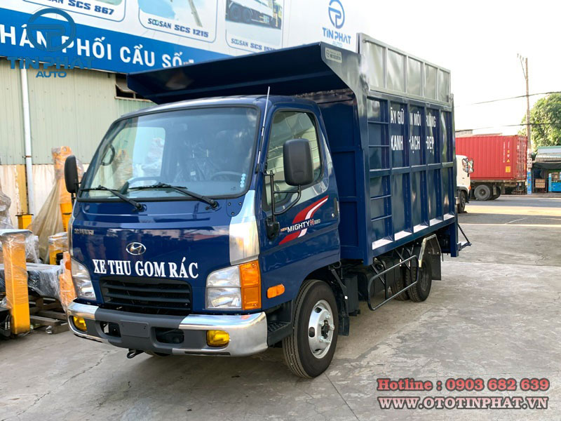 Xe Thu Gom Rác 8 Khối HYUNDAI N250