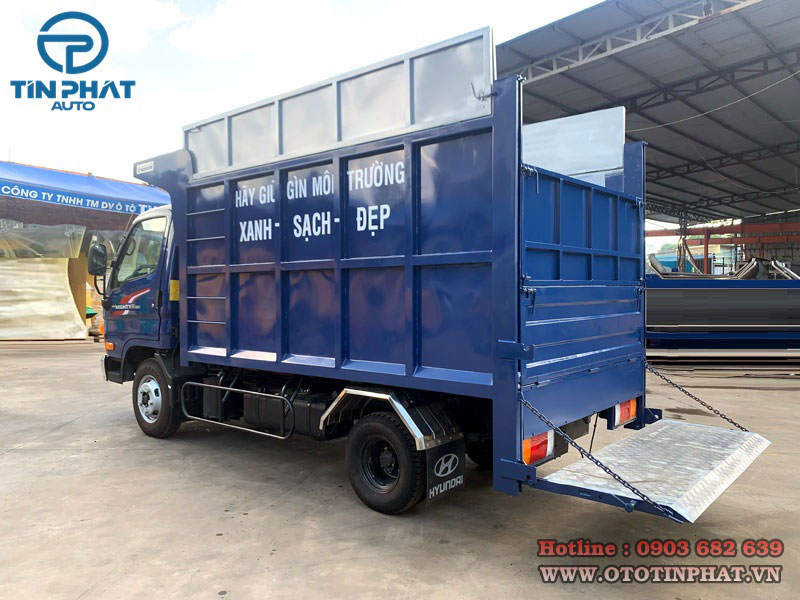 Xe Thu Gom Rác 8 Khối HYUNDAI N250