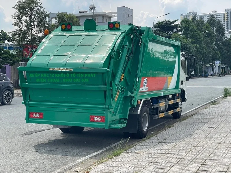 Xe Ép Rác 12 Khối Thaco Ollin S720