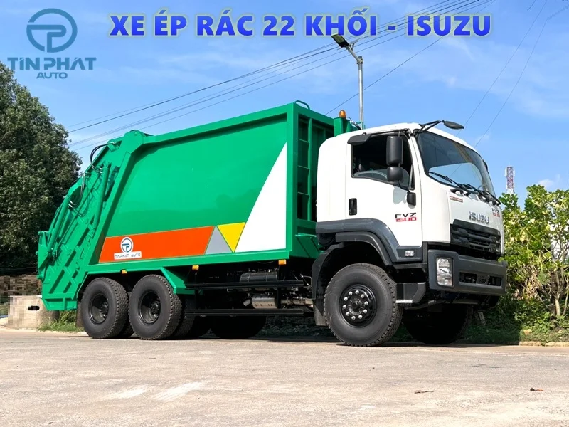Xe Ép Rác 22 Khối ISUZU FVZ